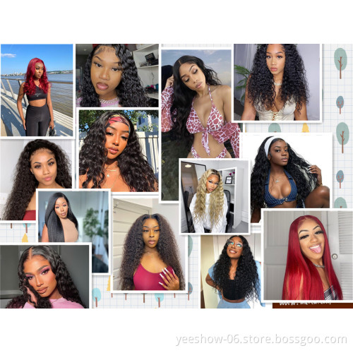 2021 cheap headband  natural curls hair 150 density machine made  black woman  headband human wigs